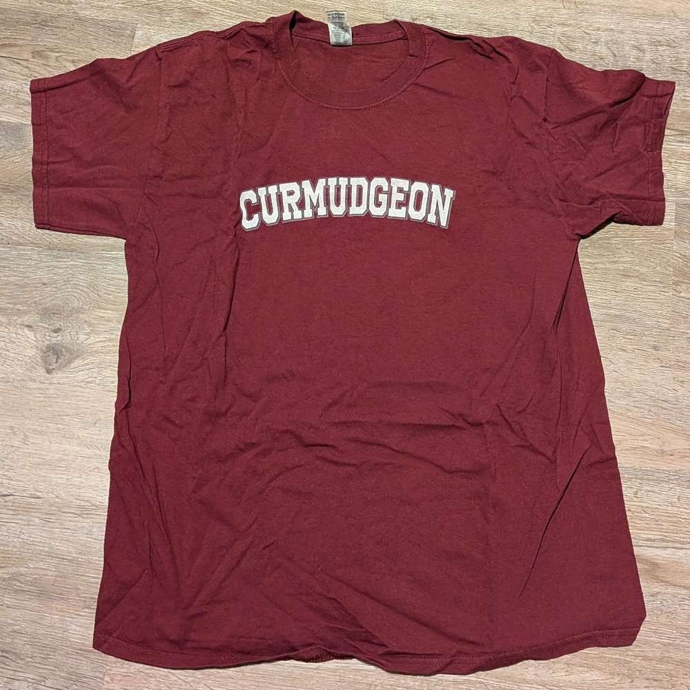 Curmudgeon Maroon Short Sleeve Tee